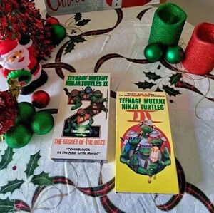 TEENAGE MUTANT NINJA TURTLES II PLUS SAME III CLASSIC COLLECTIBLE